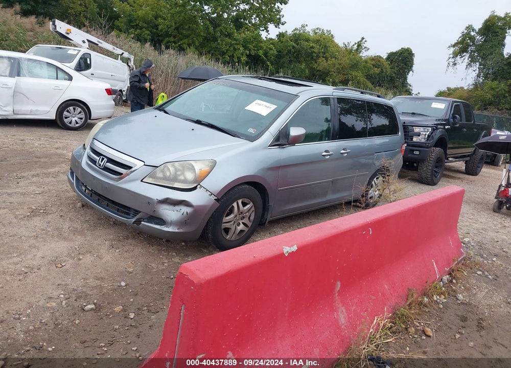 2007 HONDA ODYSSEY EX-L VIN: 5FNRL38767B057056