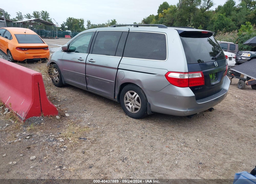 2007 HONDA ODYSSEY EX-L VIN: 5FNRL38767B057056