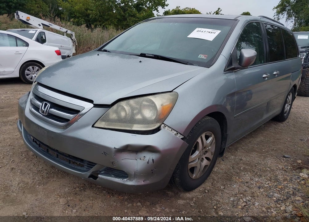 2007 HONDA ODYSSEY EX-L VIN: 5FNRL38767B057056