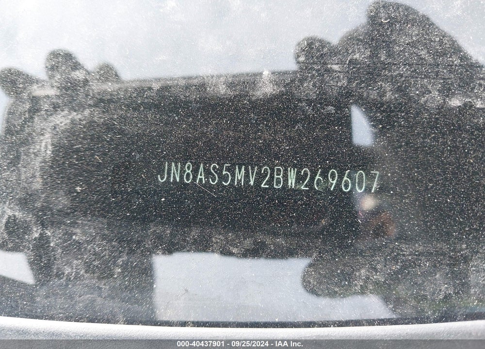 2011 NISSAN ROGUE S KROM EDITION VIN: JN8AS5MV2BW269607