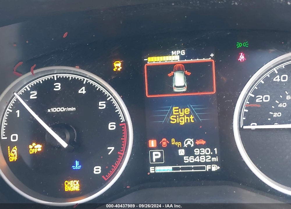 2019 SUBARU FORESTER PREMIUM VIN: JF2SKAGC8KH580337