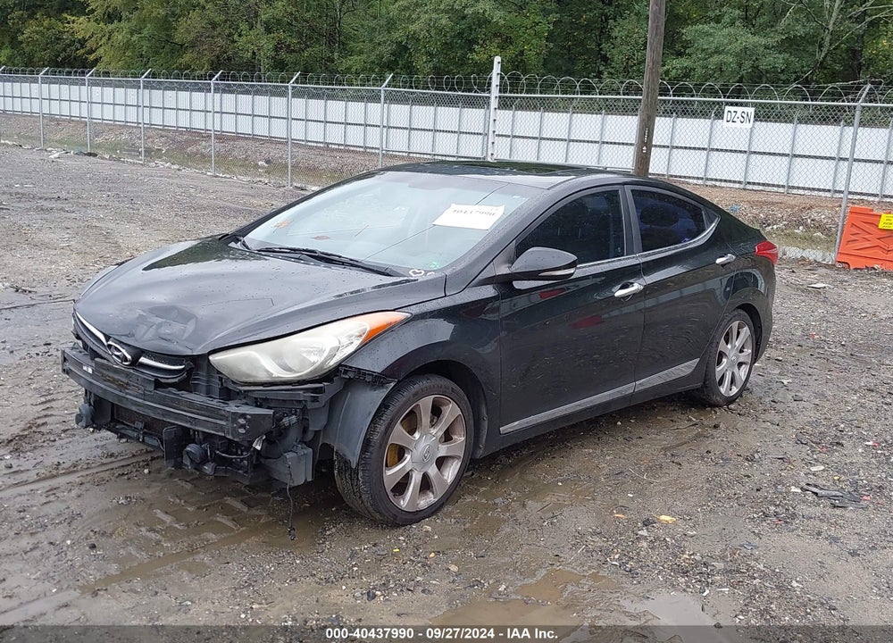2012 HYUNDAI ELANTRA LIMITED VIN: 5NPDH4AE1CH098815