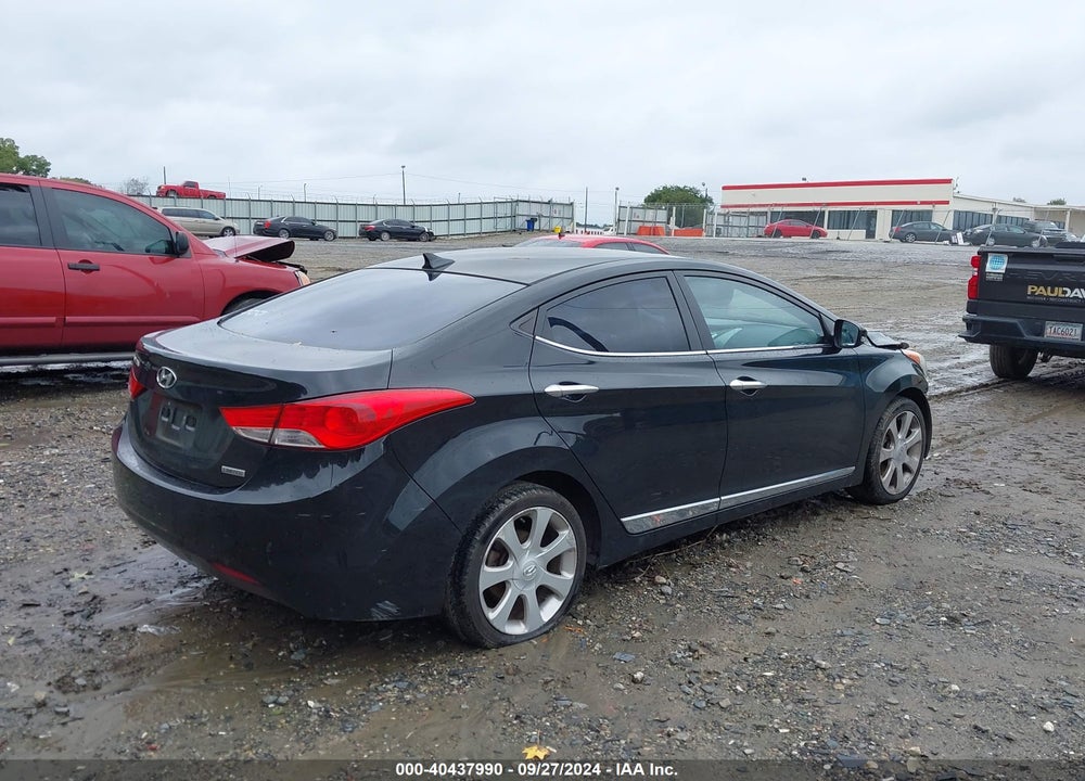 2012 HYUNDAI ELANTRA LIMITED VIN: 5NPDH4AE1CH098815