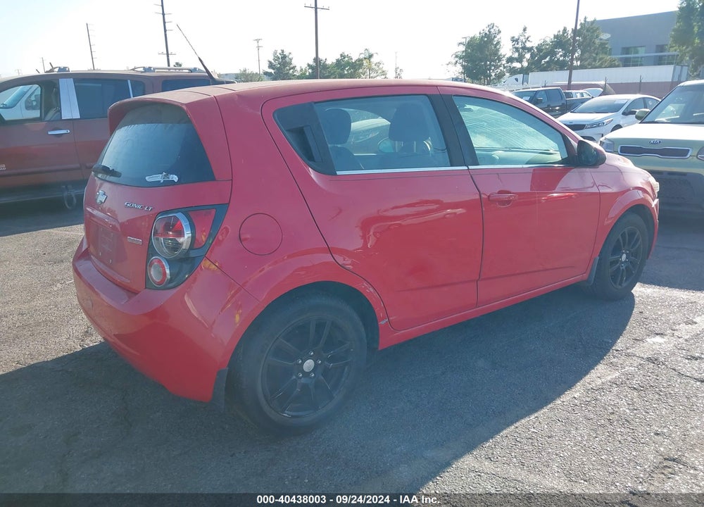 2014 CHEVROLET SONIC LT AUTO VIN: 1G1JC6SB6E4129432