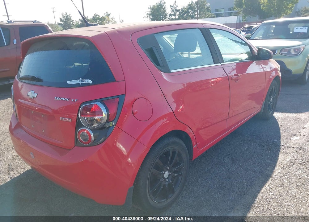 2014 CHEVROLET SONIC LT AUTO VIN: 1G1JC6SB6E4129432