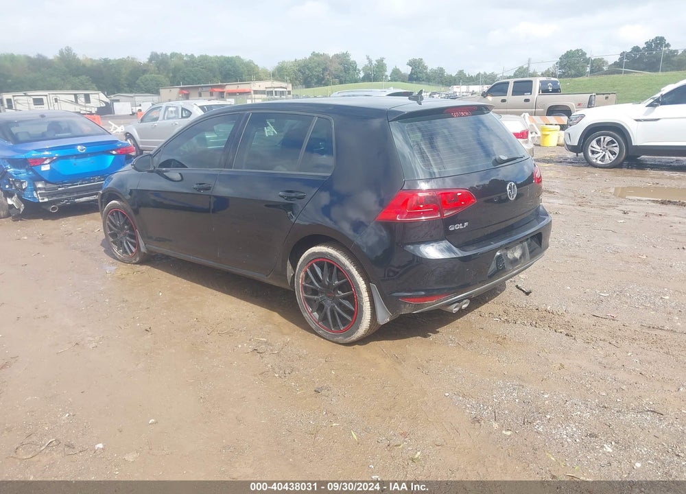2015 VOLKSWAGEN GOLF TDI S 4-DOOR VIN: 3VW2A7AU3FM047011