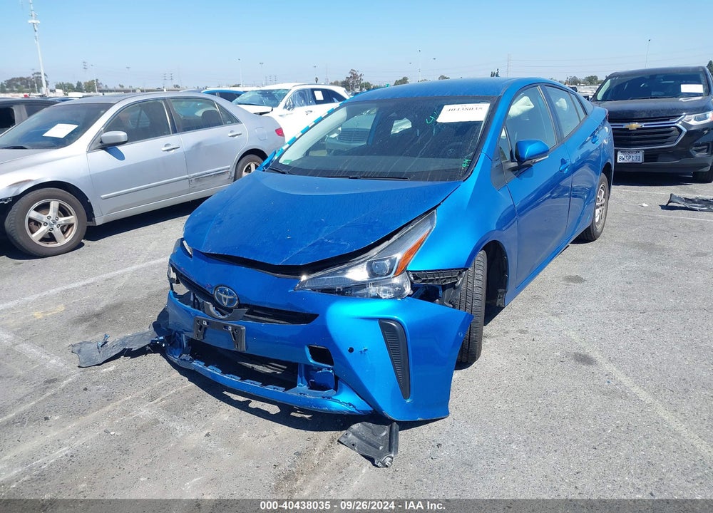 2022 TOYOTA PRIUS LE VIN: JTDKAMFU5N3174630