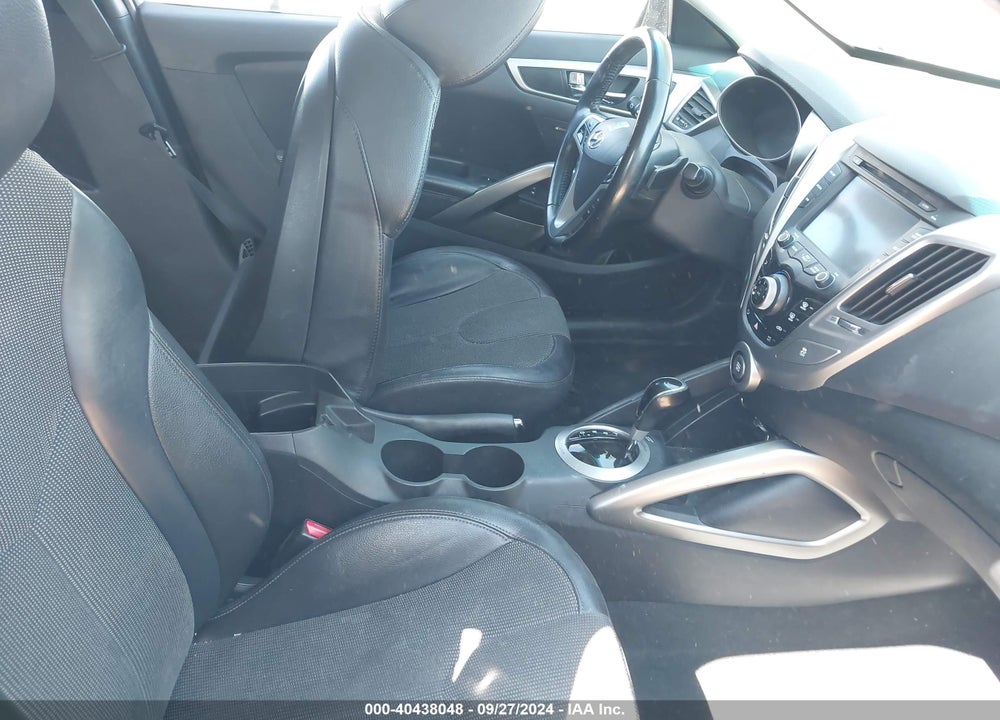 2012 HYUNDAI VELOSTER BASE W/BLACK VIN: KMHTC6AD1CU059785