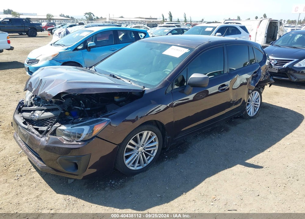 2013 SUBARU IMPREZA 2.0I PREMIUM VIN: JF1GPAD60D2896279
