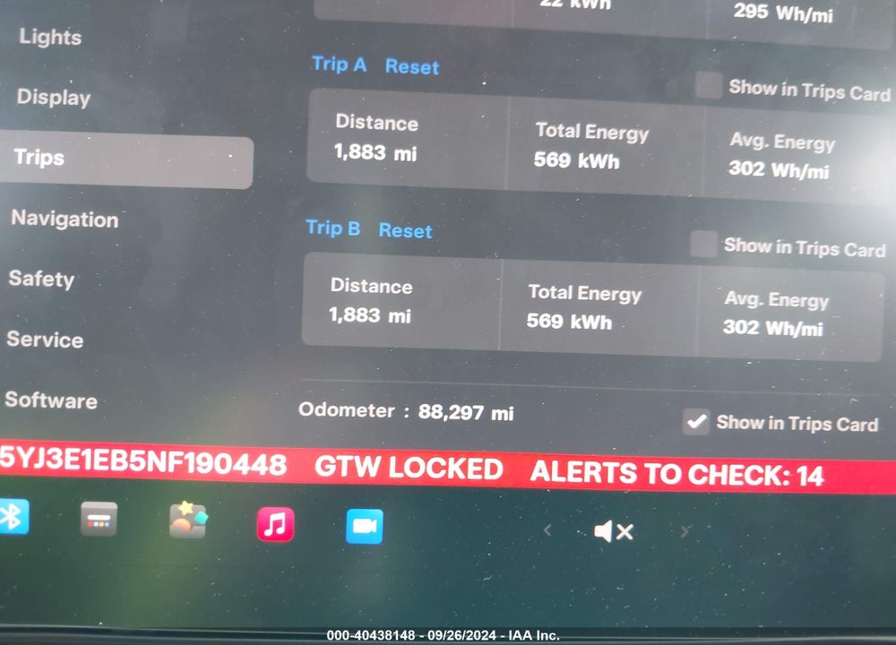 2022 TESLA MODEL 3 LONG RANGE DUAL MOTOR ALL-WHEEL DRIVE VIN: 5YJ3E1EB5NF190448