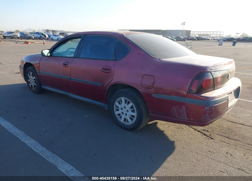 2005 CHEVROLET IMPALA VIN: 2G1WF52E159321033