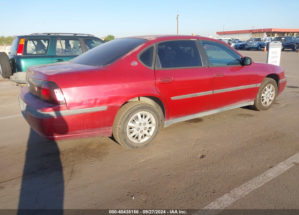 2005 CHEVROLET IMPALA VIN: 2G1WF52E159321033