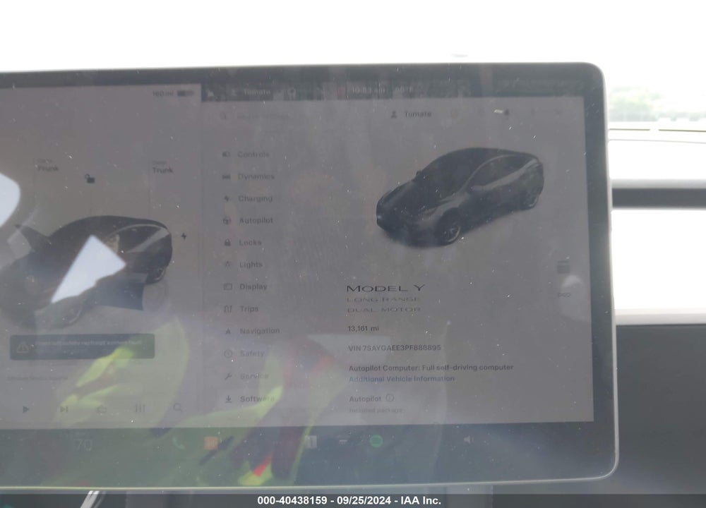 2023 TESLA MODEL Y VIN: 7SAYGAEE3PF888895