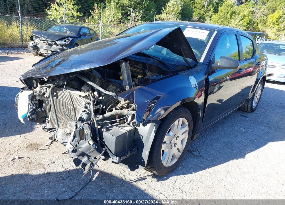 2012 DODGE AVENGER SE VIN: 1C3CDZAB7CN198481
