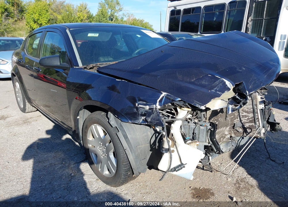 2012 DODGE AVENGER SE VIN: 1C3CDZAB7CN198481