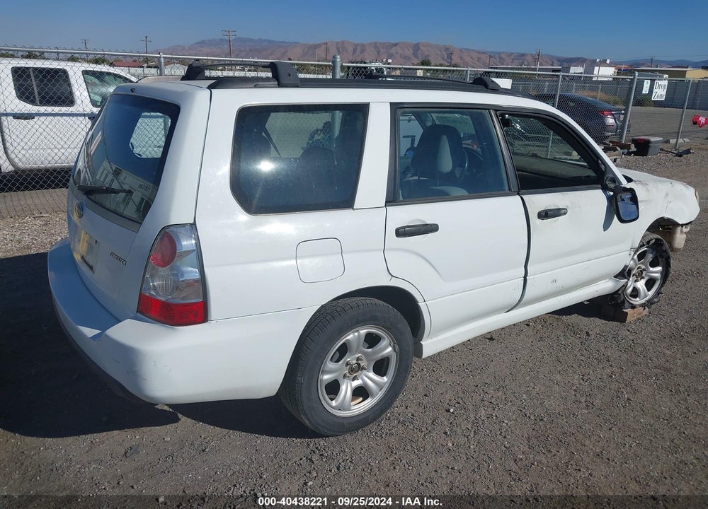 2006 SUBARU FORESTER 2.5X VIN: JF1SG63606H746388