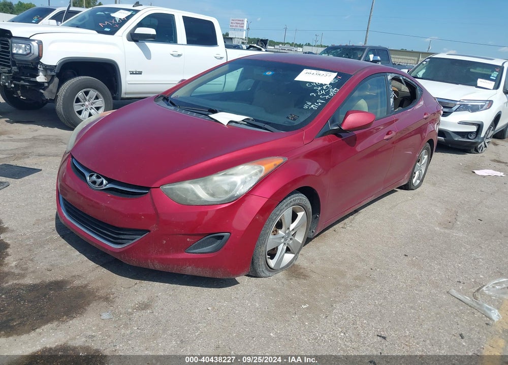 2013 HYUNDAI ELANTRA GLS VIN: 5NPDH4AE6DH396925