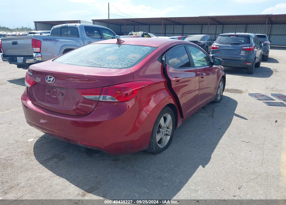 2013 HYUNDAI ELANTRA GLS VIN: 5NPDH4AE6DH396925