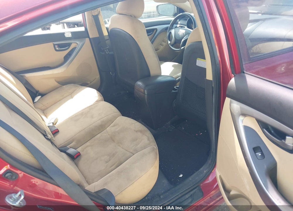 2013 HYUNDAI ELANTRA GLS VIN: 5NPDH4AE6DH396925