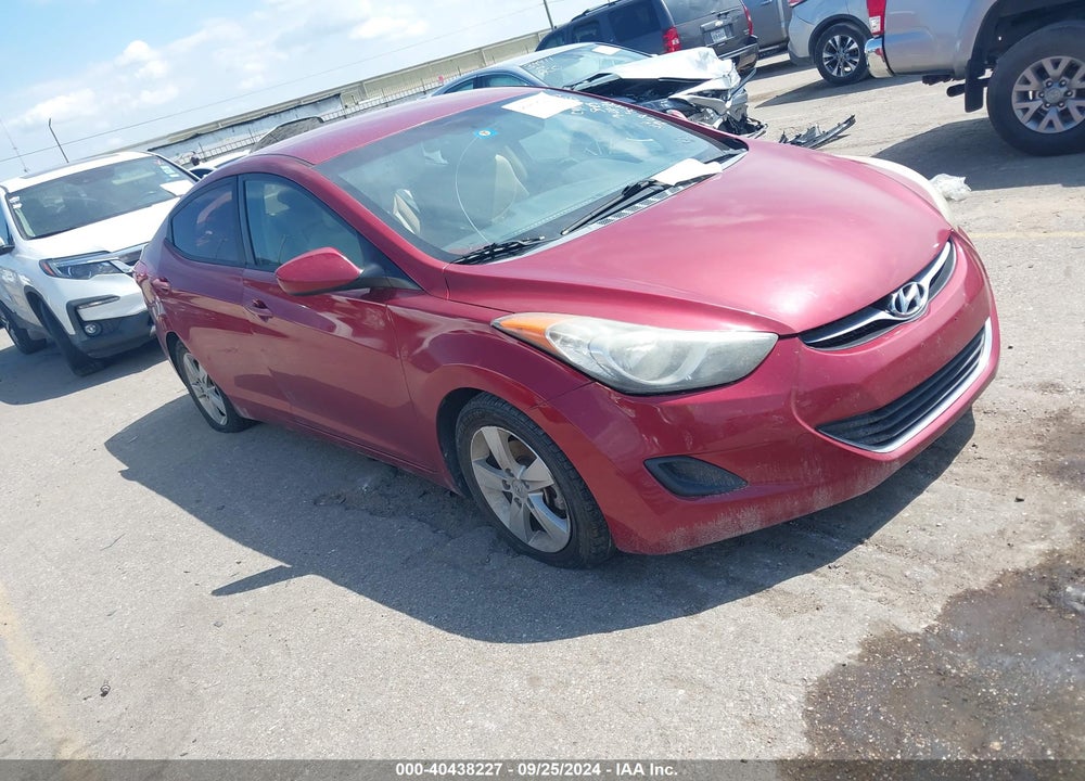 2013 HYUNDAI ELANTRA GLS VIN: 5NPDH4AE6DH396925