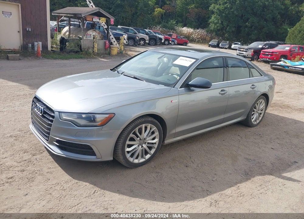 2014 AUDI A6 3.0T PREMIUM PLUS VIN: WAUHGAFC8EN087448