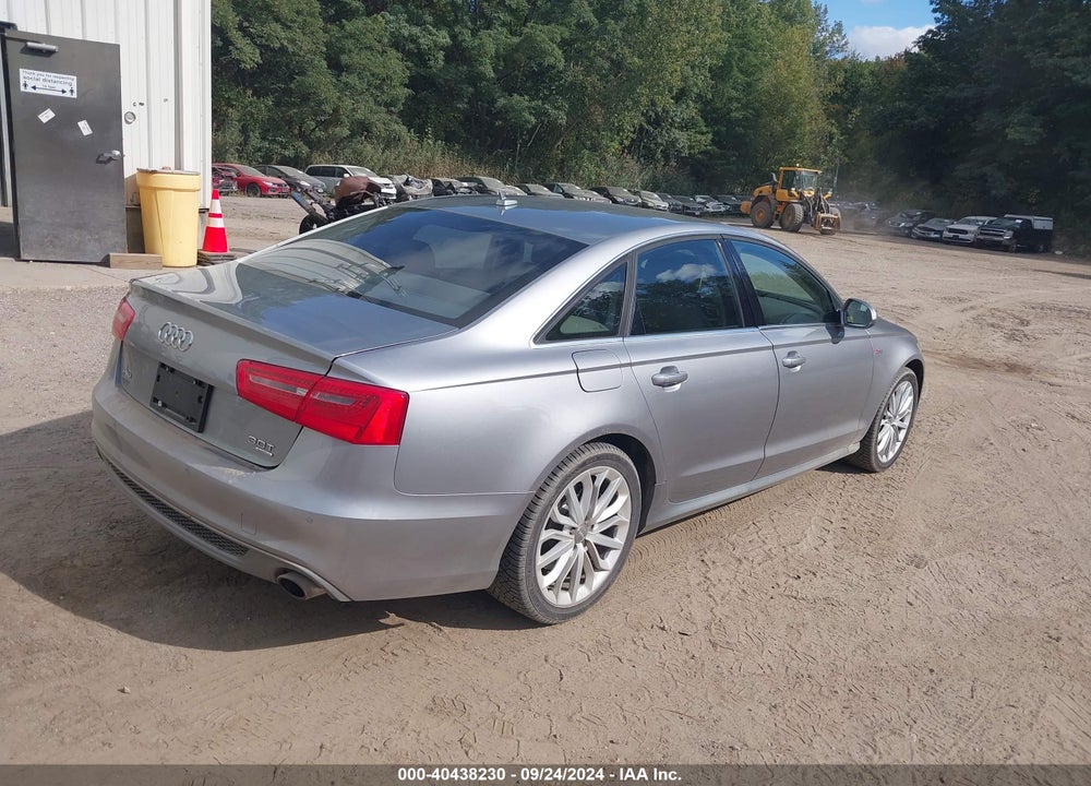 2014 AUDI A6 3.0T PREMIUM PLUS VIN: WAUHGAFC8EN087448