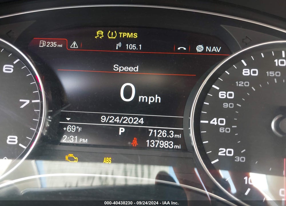 2014 AUDI A6 3.0T PREMIUM PLUS VIN: WAUHGAFC8EN087448