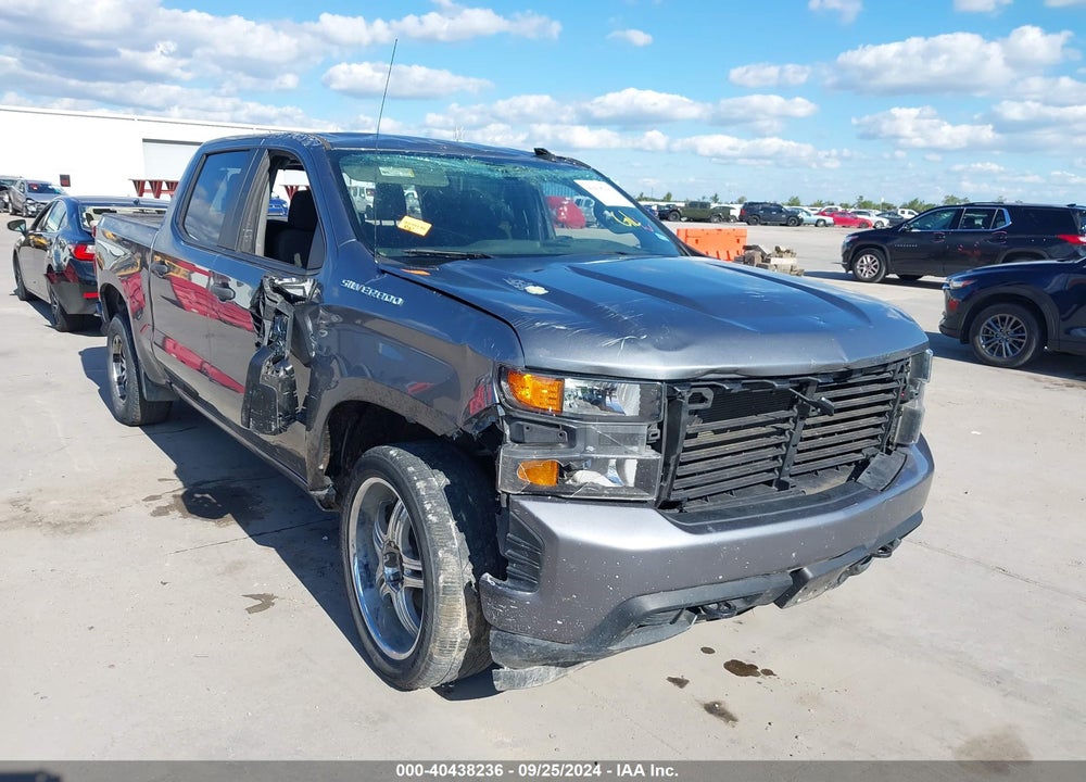 2020 CHEVROLET SILVERADO 1500 2WD SHORT BED CUSTOM VIN: 1GCPWBEK9LZ348284