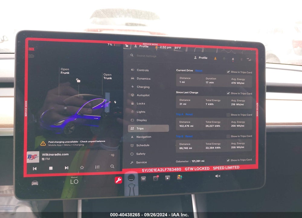 2020 TESLA MODEL 3 STANDARD RANGE PLUS REAR-WHEEL DRIVE/STANDARD RANGE REAR-WHEEL DRIVE VIN: 5YJ3E1EA2LF783480