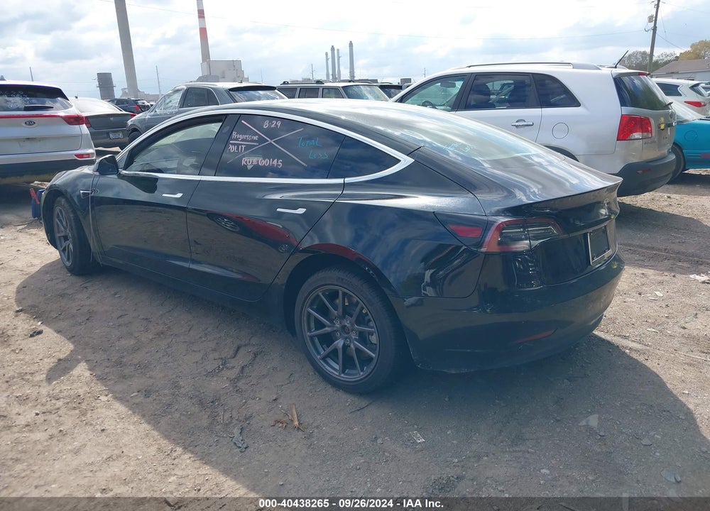 2020 TESLA MODEL 3 STANDARD RANGE PLUS REAR-WHEEL DRIVE/STANDARD RANGE REAR-WHEEL DRIVE VIN: 5YJ3E1EA2LF783480