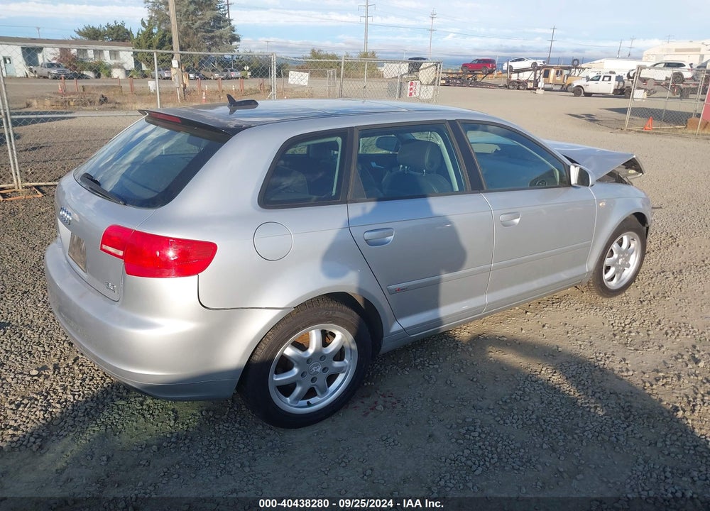 2006 AUDI A3 3.2 S LINE VIN: WAUKD78PX6A081130