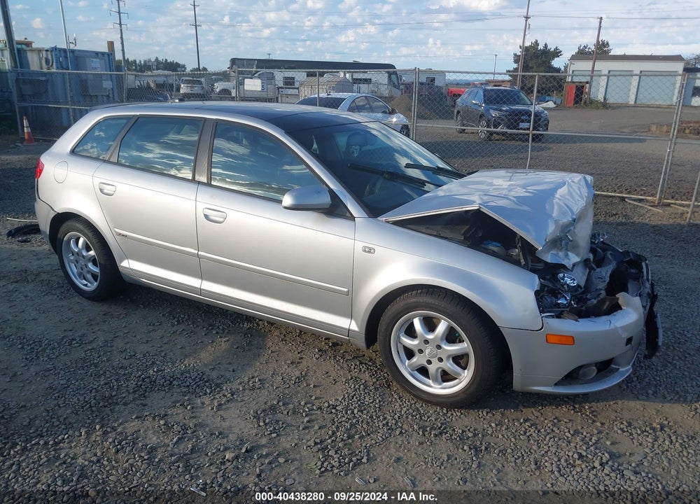 2006 AUDI A3 3.2 S LINE VIN: WAUKD78PX6A081130