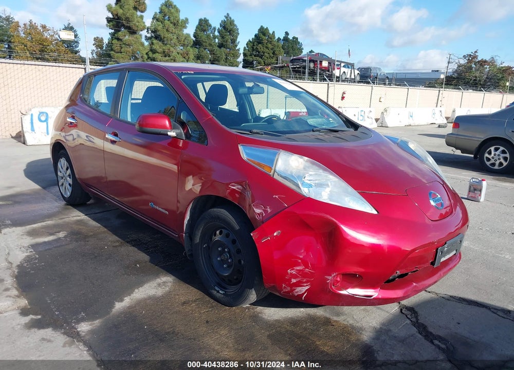 2014 NISSAN LEAF S VIN: 1N4AZ0CP7EC336114