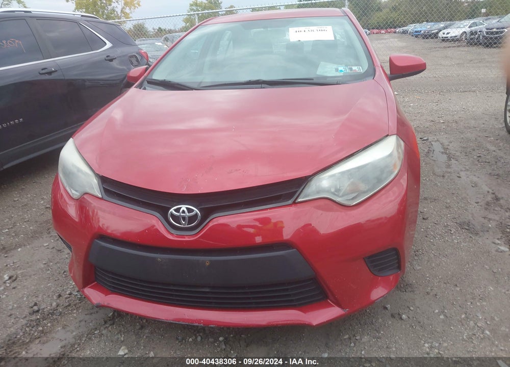 2014 TOYOTA COROLLA LE VIN: 2T1BURHE9EC025106