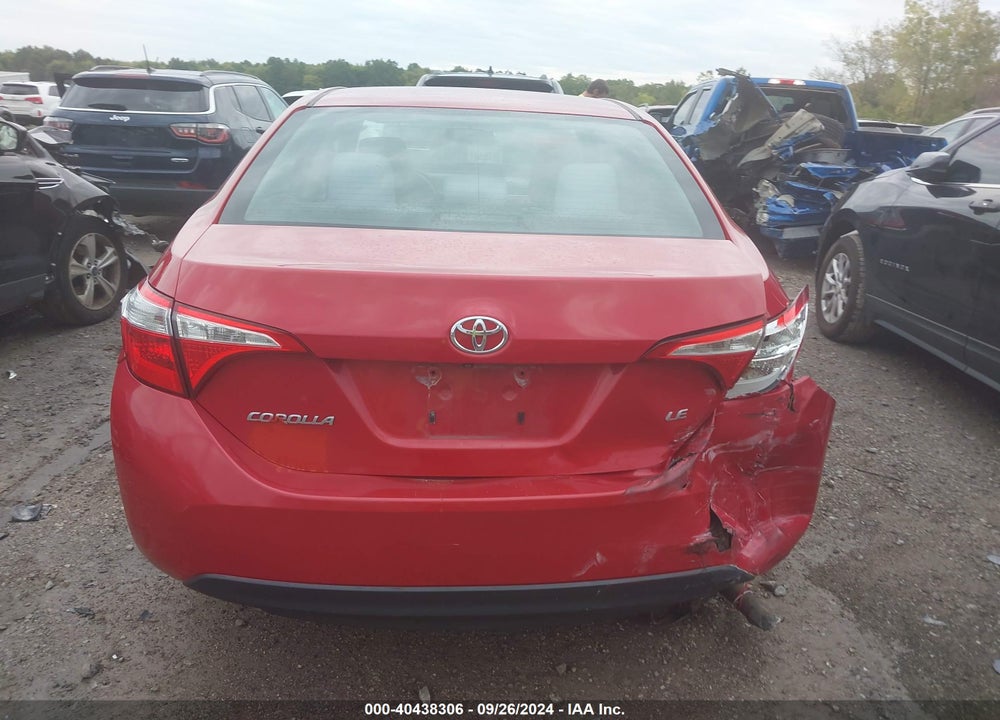 2014 TOYOTA COROLLA LE VIN: 2T1BURHE9EC025106