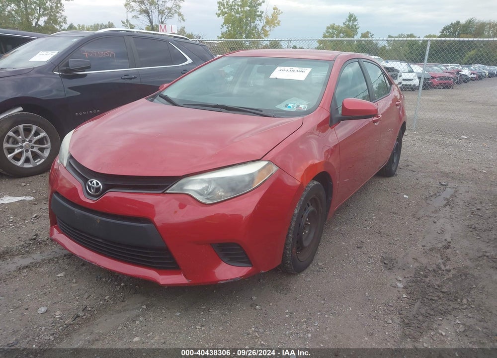 2014 TOYOTA COROLLA LE VIN: 2T1BURHE9EC025106