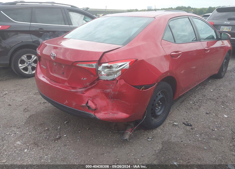 2014 TOYOTA COROLLA LE VIN: 2T1BURHE9EC025106