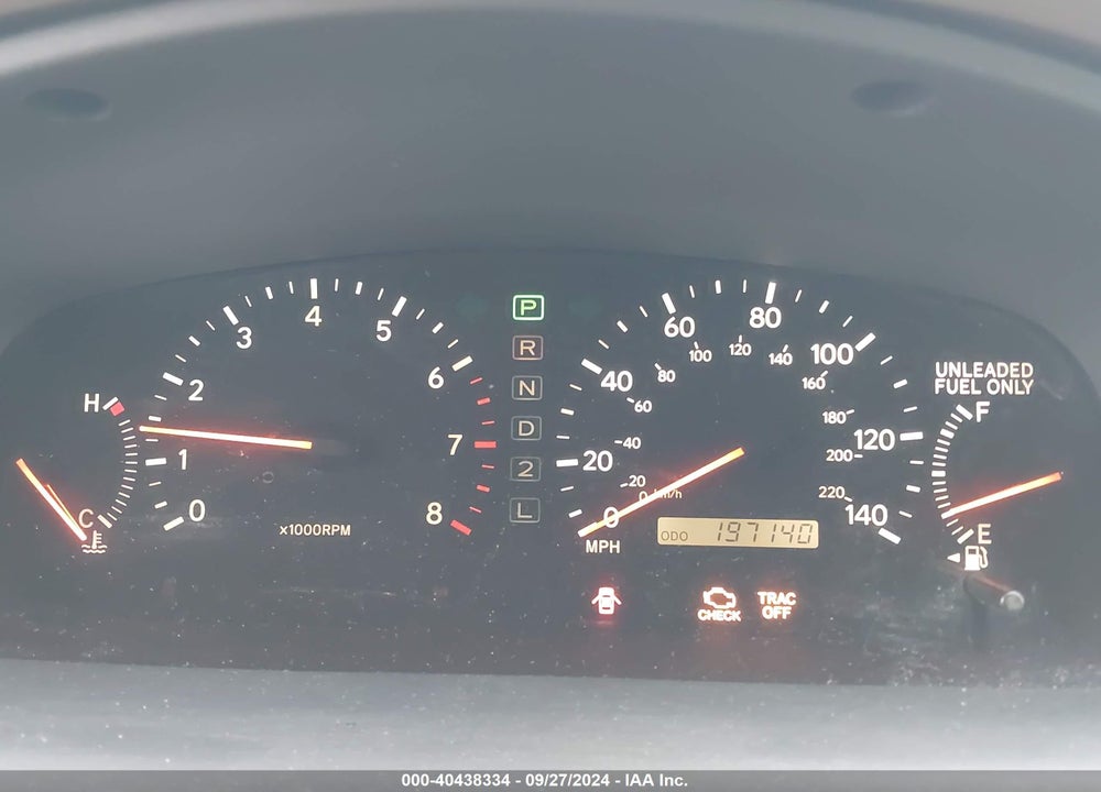 2000 LEXUS ES 300 VIN: JT8BF28G6Y5077652