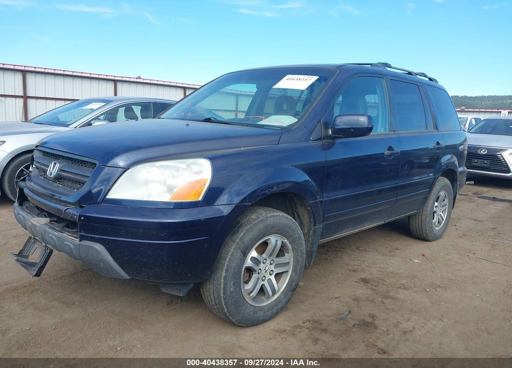 2004 HONDA PILOT EX-L VIN: 2HKYF185X4H534140