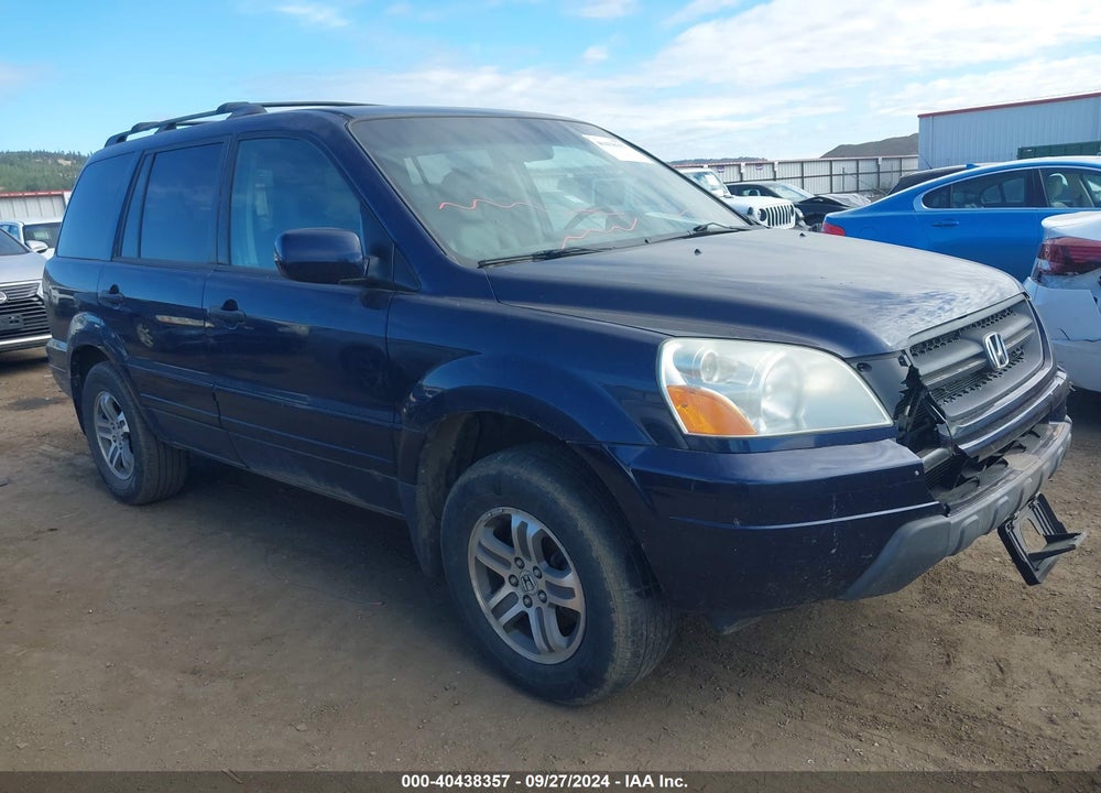 2004 HONDA PILOT EX-L VIN: 2HKYF185X4H534140