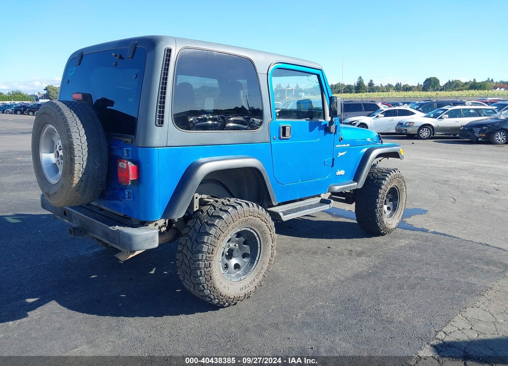 2002 JEEP WRANGLER SPORT VIN: 1J4FA49S12P763894