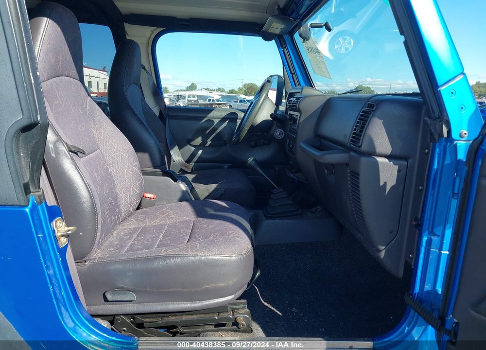 2002 JEEP WRANGLER SPORT VIN: 1J4FA49S12P763894