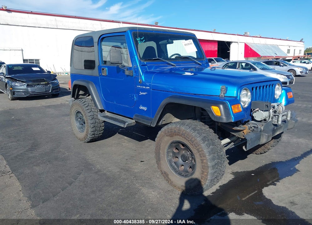 2002 JEEP WRANGLER SPORT VIN: 1J4FA49S12P763894