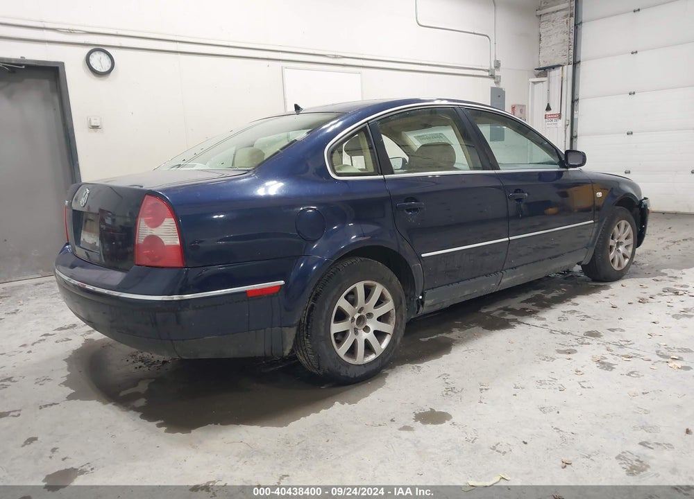 2003 VOLKSWAGEN PASSAT GLS VIN: WVWPD63B63P184178