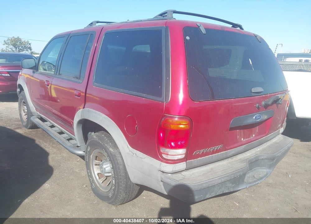 2000 FORD EXPLORER XLS VIN: 1FMZU62X2YZC62758