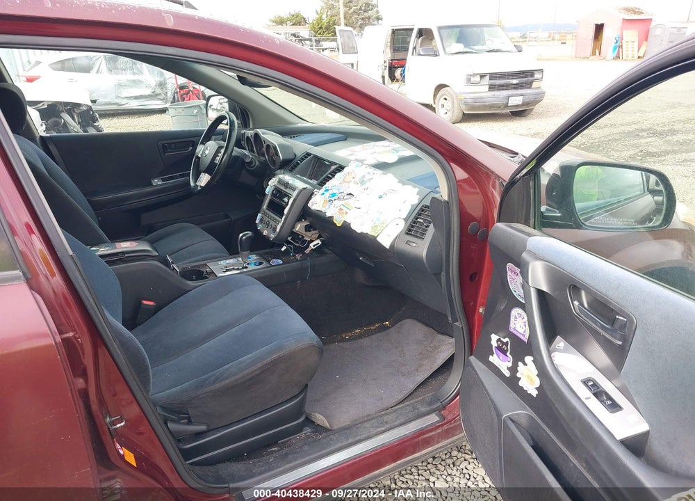 2005 NISSAN MURANO SL VIN: JN8AZ08W35W400940