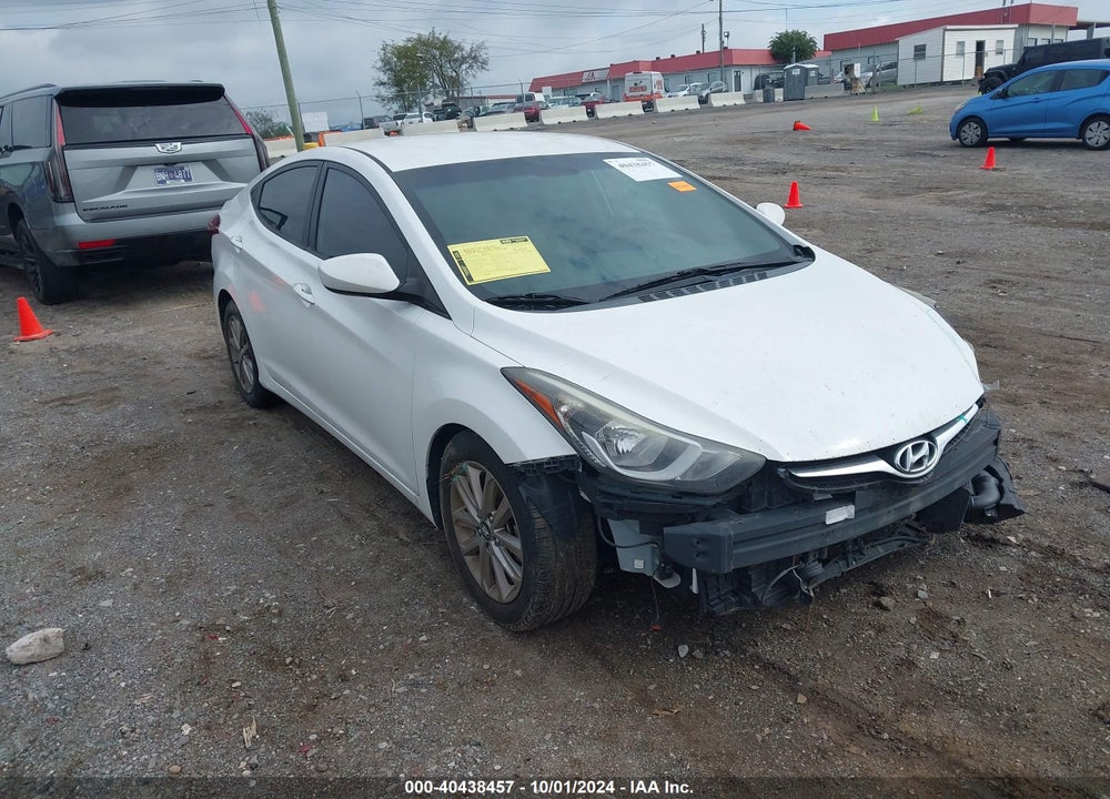 2014 HYUNDAI ELANTRA SE VIN: 5NPDH4AE4EH505352