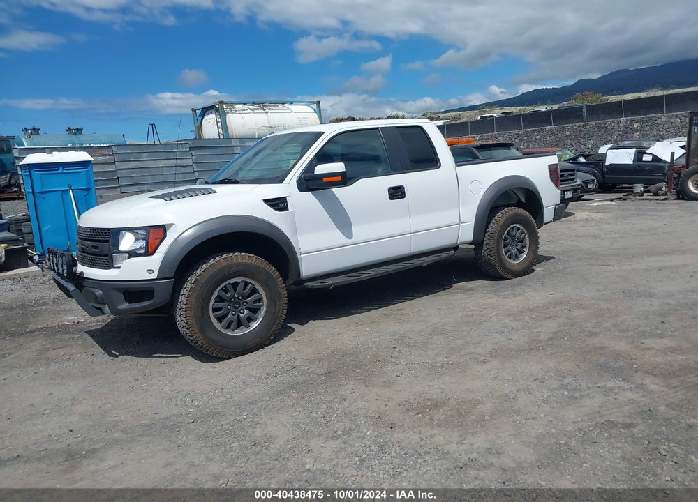 2010 FORD F-150 SVT RAPTOR VIN: 1FTEX1E60AFC62927