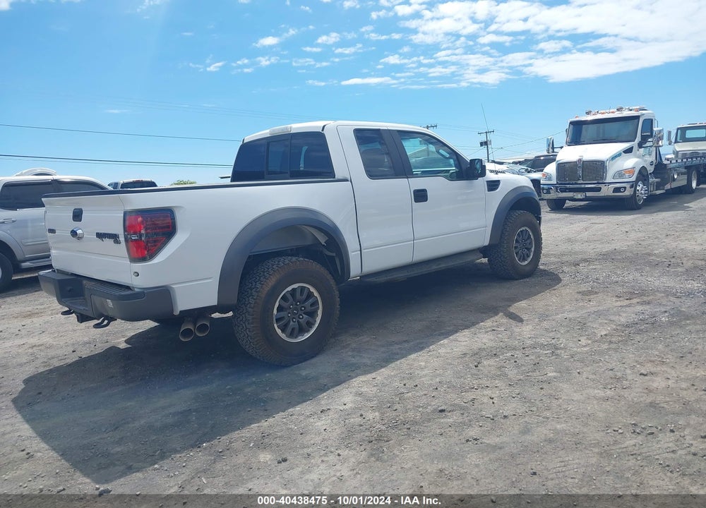 2010 FORD F-150 SVT RAPTOR VIN: 1FTEX1E60AFC62927