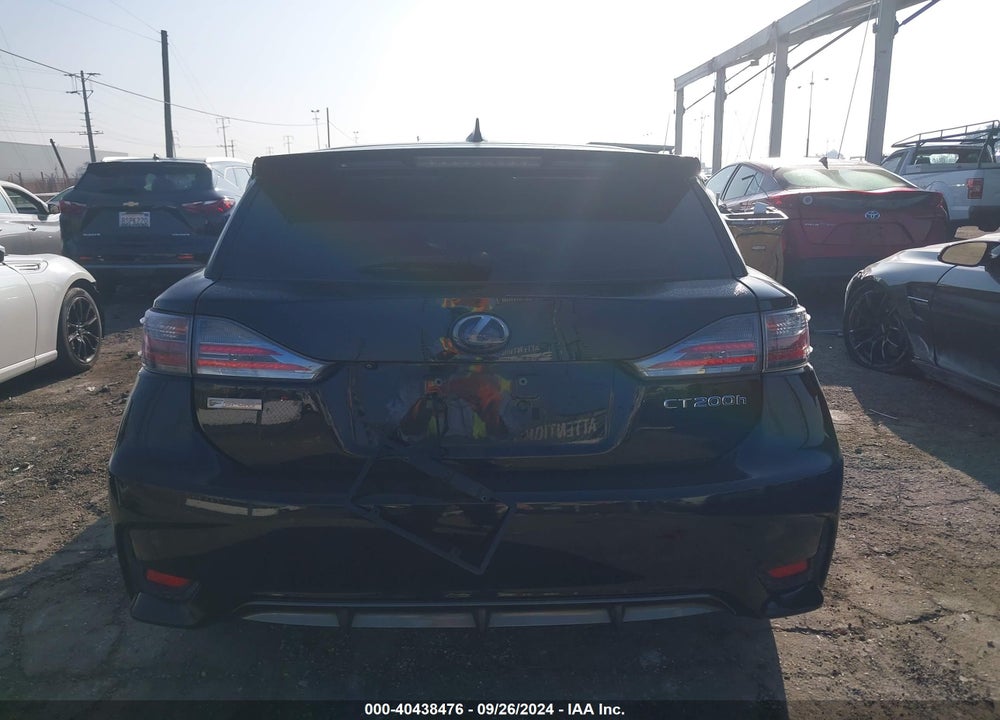 2017 LEXUS CT 200H VIN: JTHKD5BH6H2286755